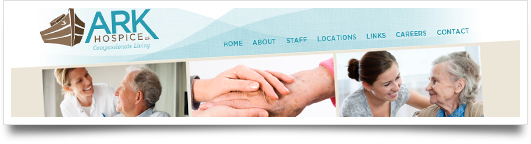 Website Design for Ark Hospice - Anderson, South Carolina Website Design for Ark Hospice - Anderson, South Carolina