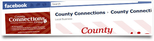 Facebook Design for County Connections Group - Brandon Mississippi Facebook Design for County Connections Group - Brandon Mississippi