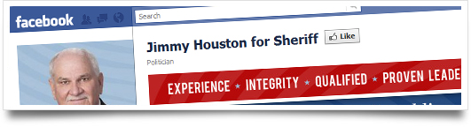 Facebook Design for Jimmy Houston for Sheriff - Madison Mississippi Facebook Design for Jimmy Houston for Sheriff - Madison Mississippi