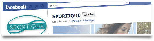 Facebook Design for Sportique - Jackson Mississippi Facebook Design for Sportique - Jackson Mississippi