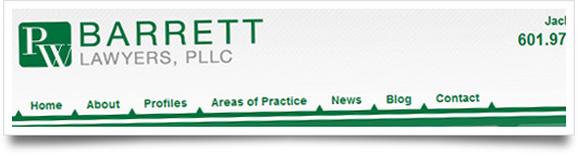 PW Barrett Lawyers, PLLC Launches New Website